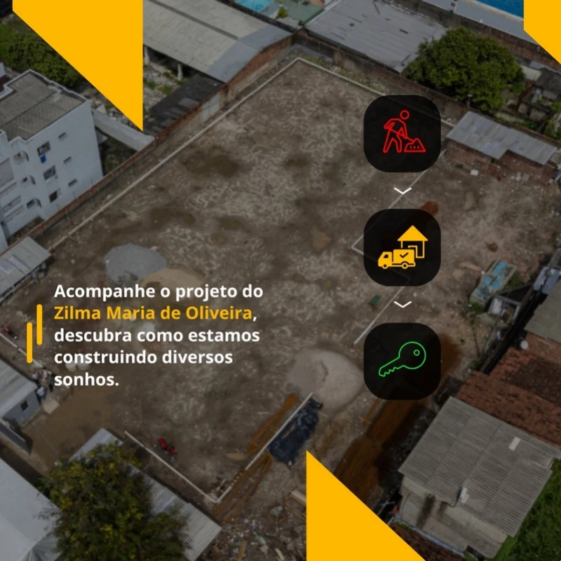 Construção do Condomínio: Construção do Condomínio: